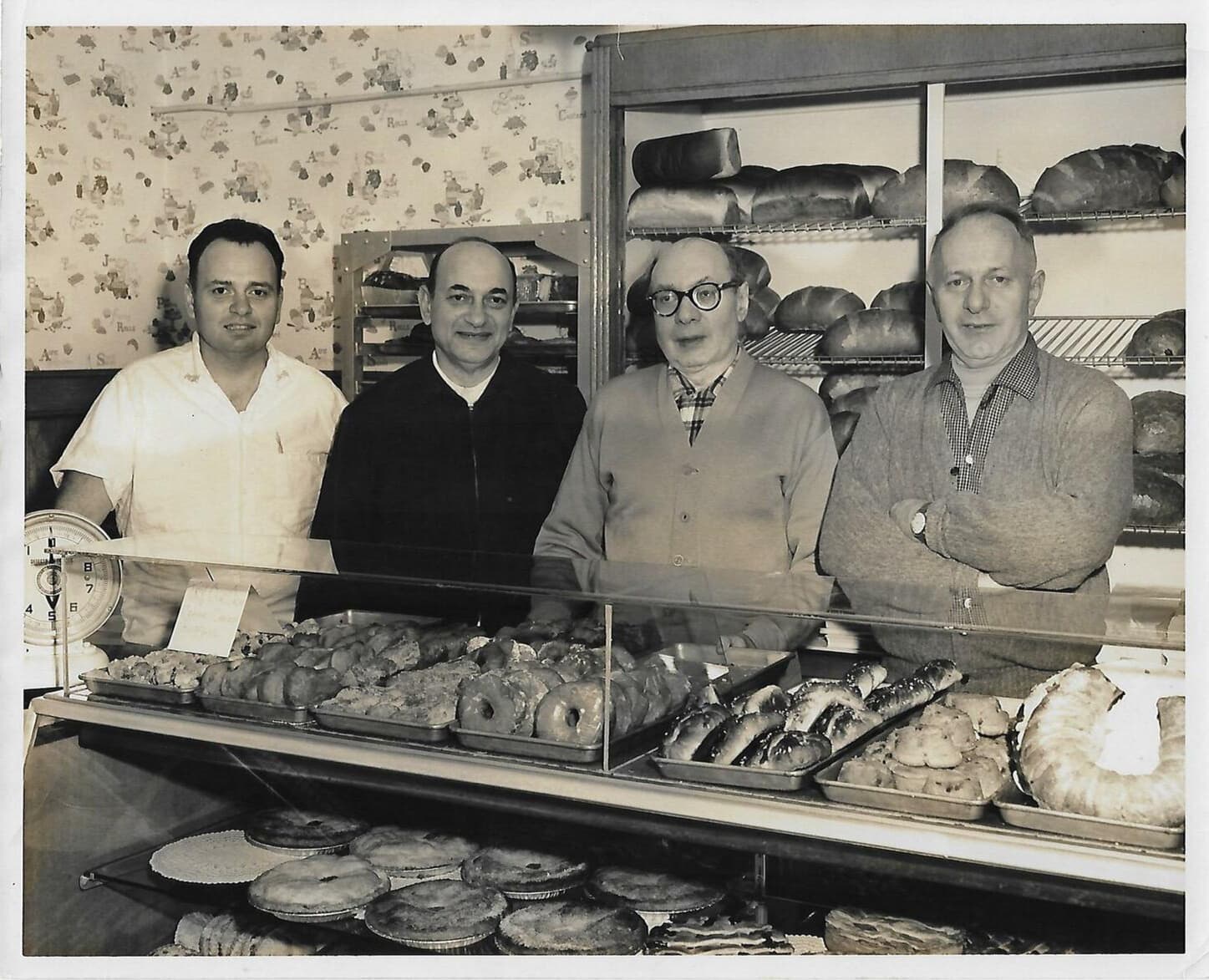 my grandpa in his shop