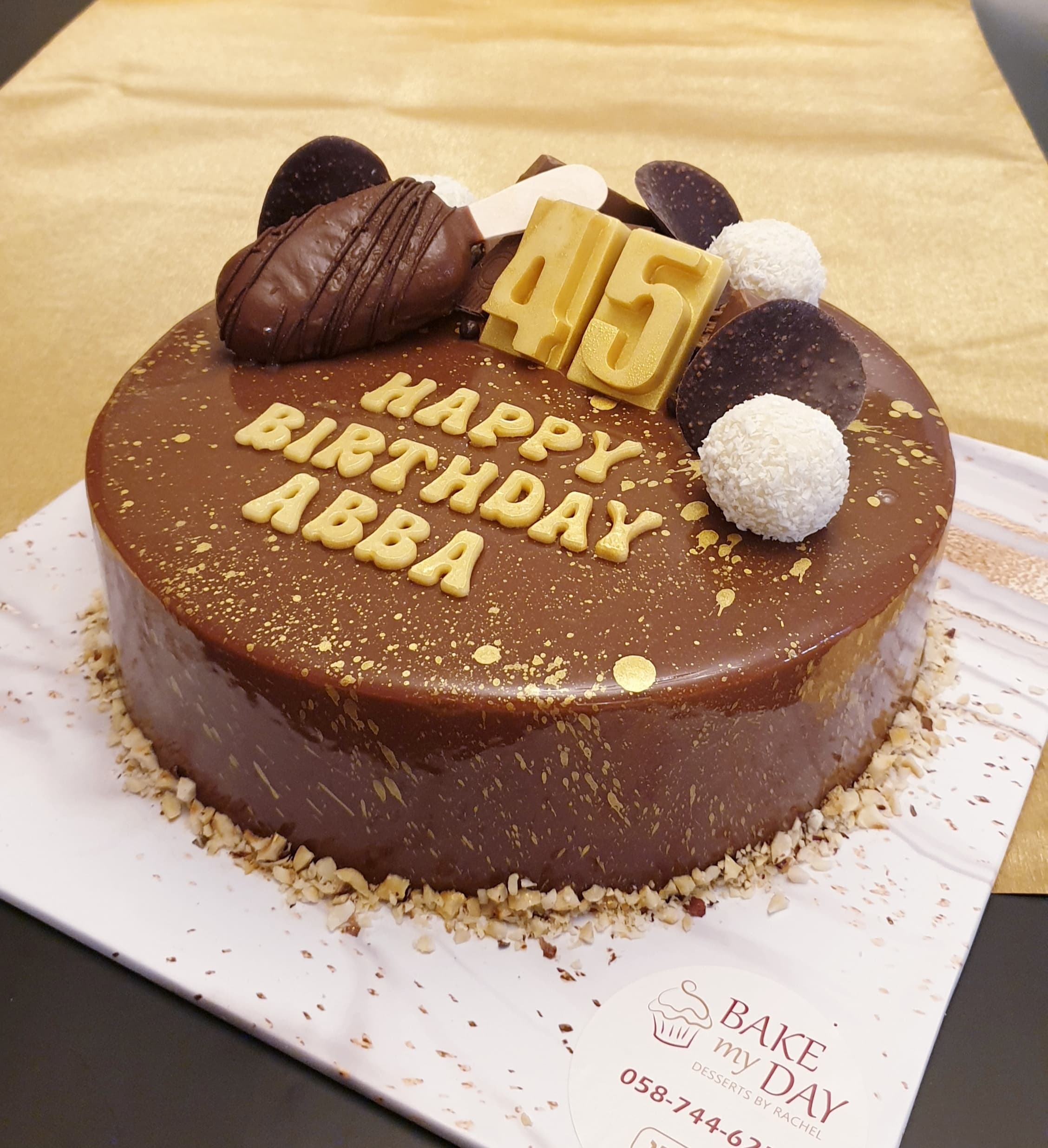 Chocolate hazlenut Mousse Cake