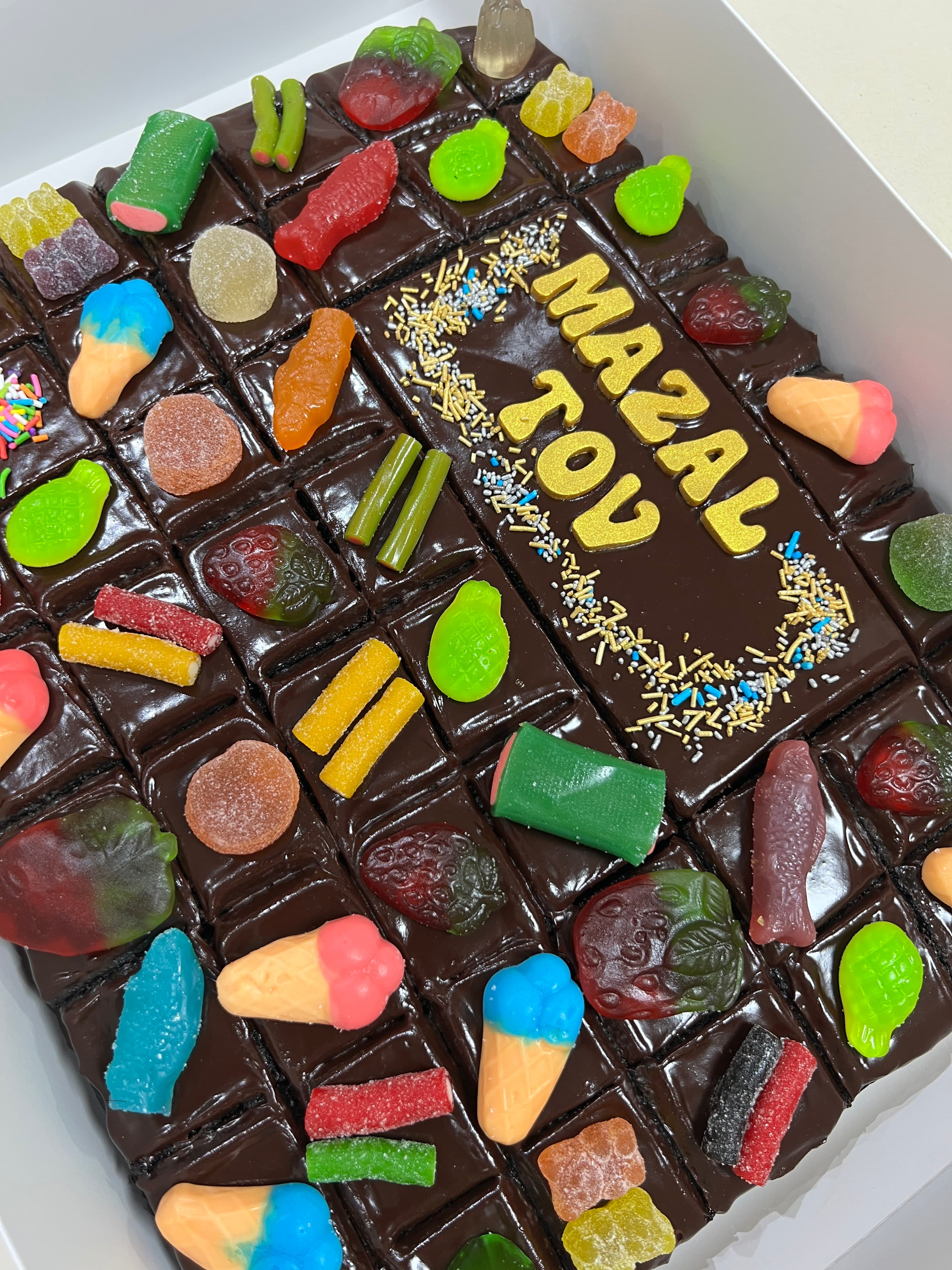 candy sheet cake