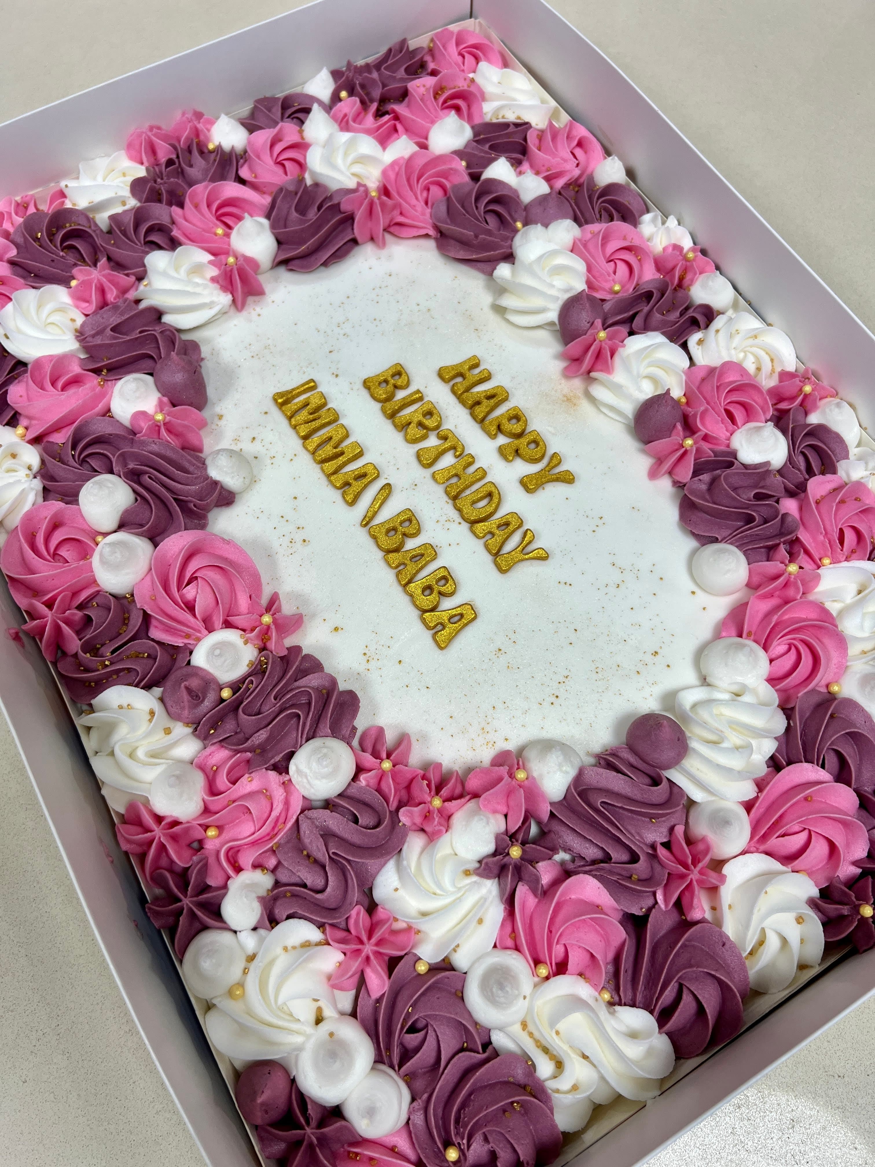 Buttercream Sheet Cake