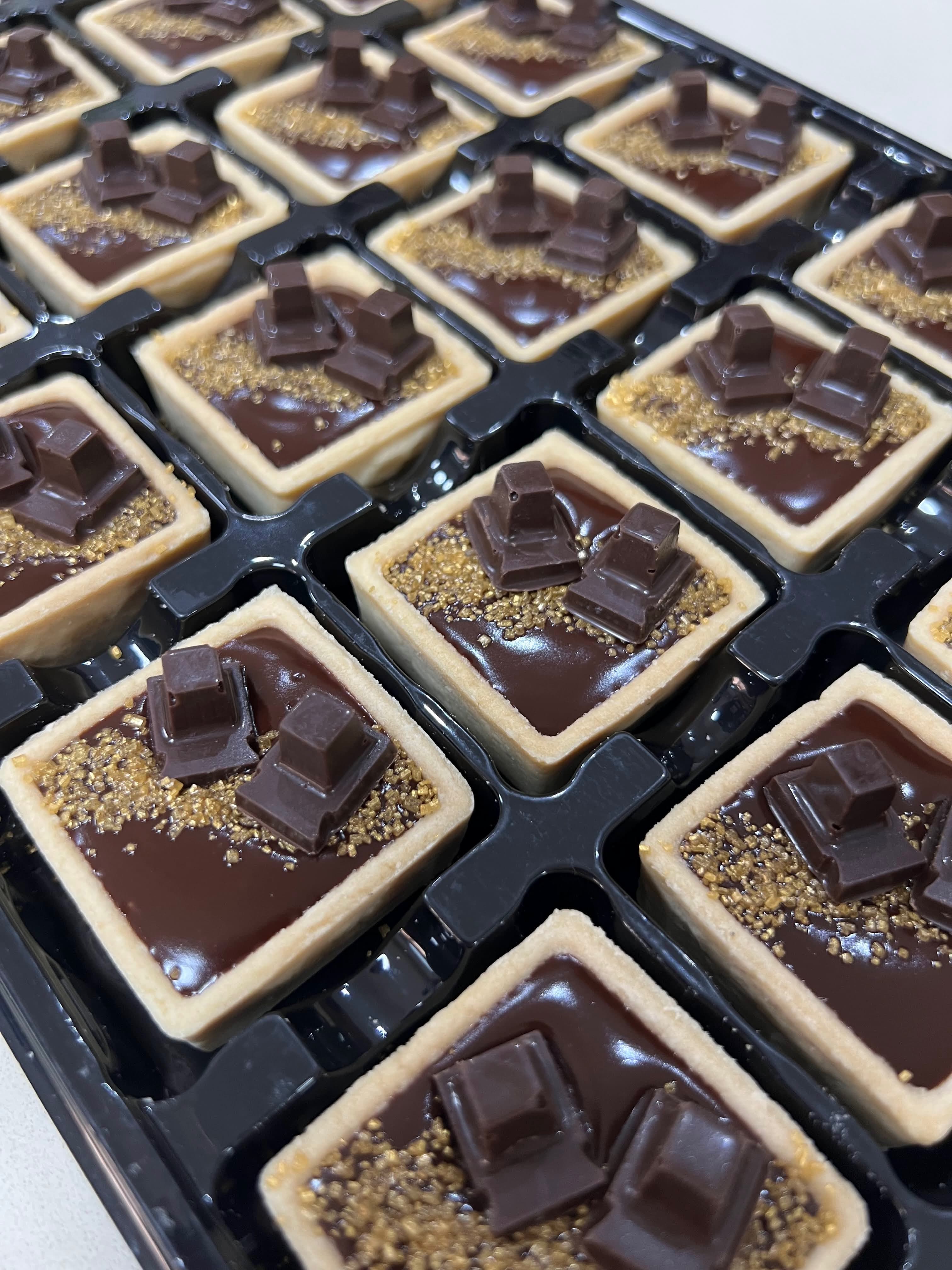 chocolate Tartlets with Topper